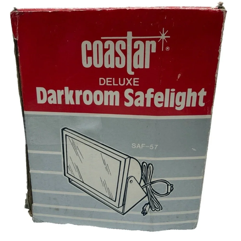 COASTAR Multi-Purpose‎ Darkroom Safelight Lamp Box VTG Photography Light SAF-57